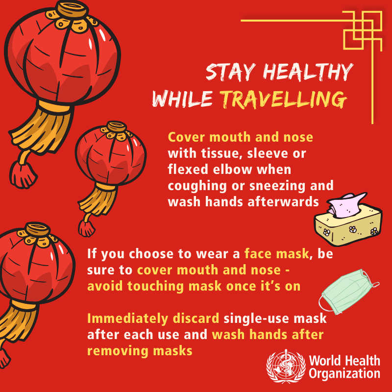 Stay healthy while travelling CNY3