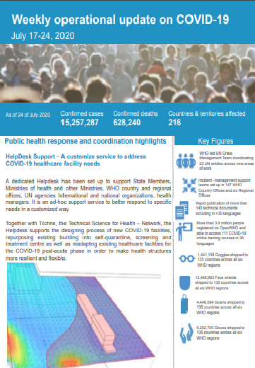 Weekly operational update on COVID-19 - 24 July 2020